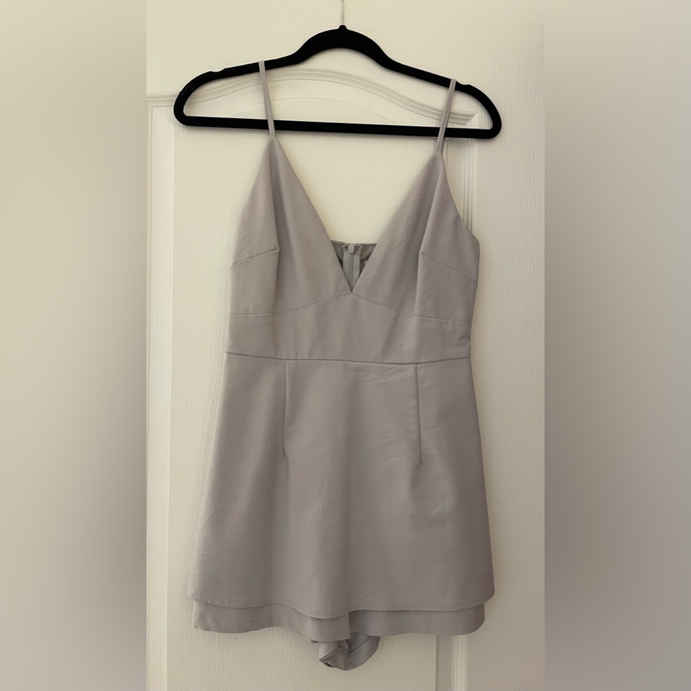 Gray romper